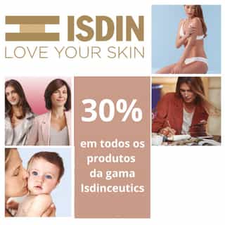 Campanha Isdinceutics - 30% na compra de 1 produto