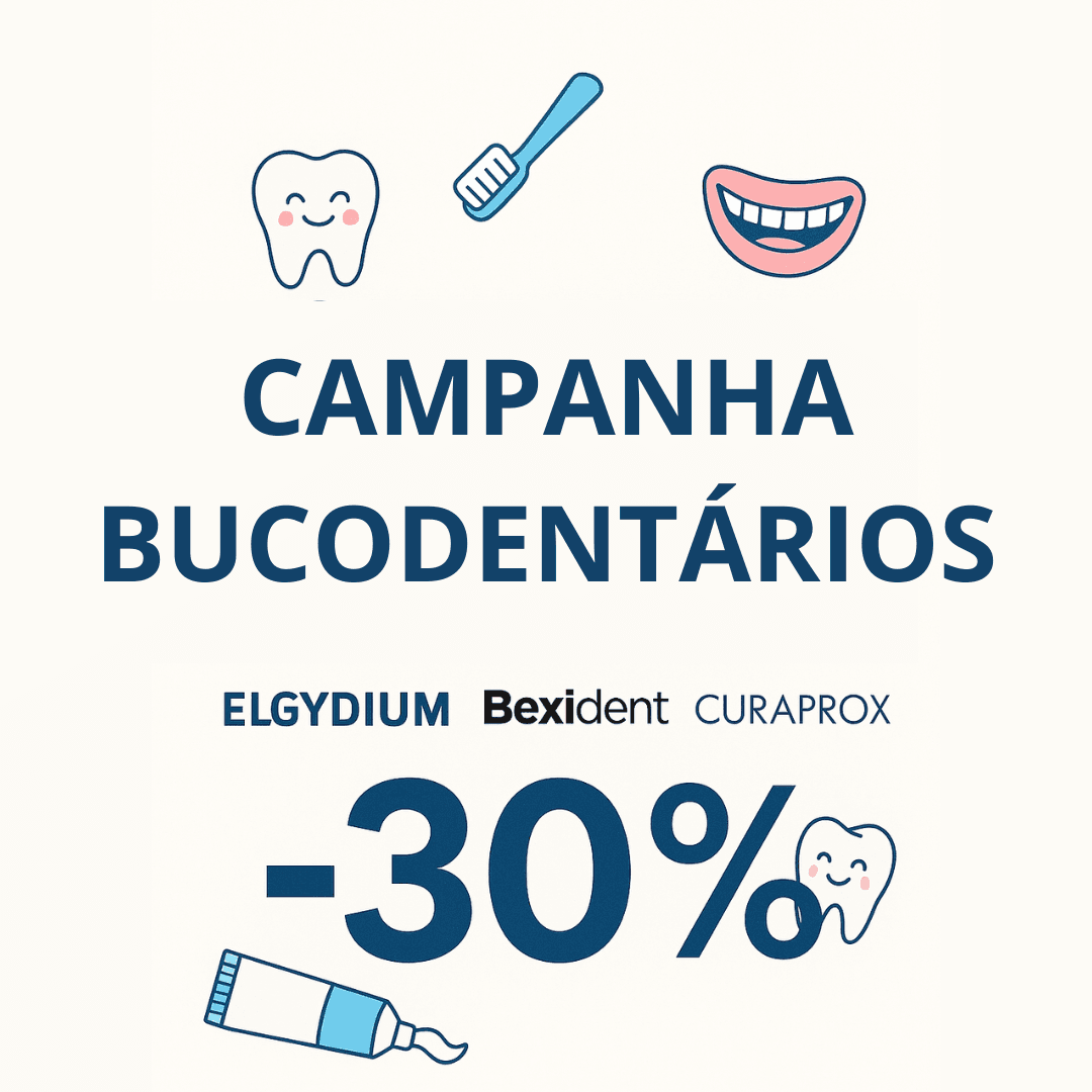Campanha Bucodentários - 30 % em pastas e escovas das marcas Elgydium, Bexident e Curaprox🦷✨
