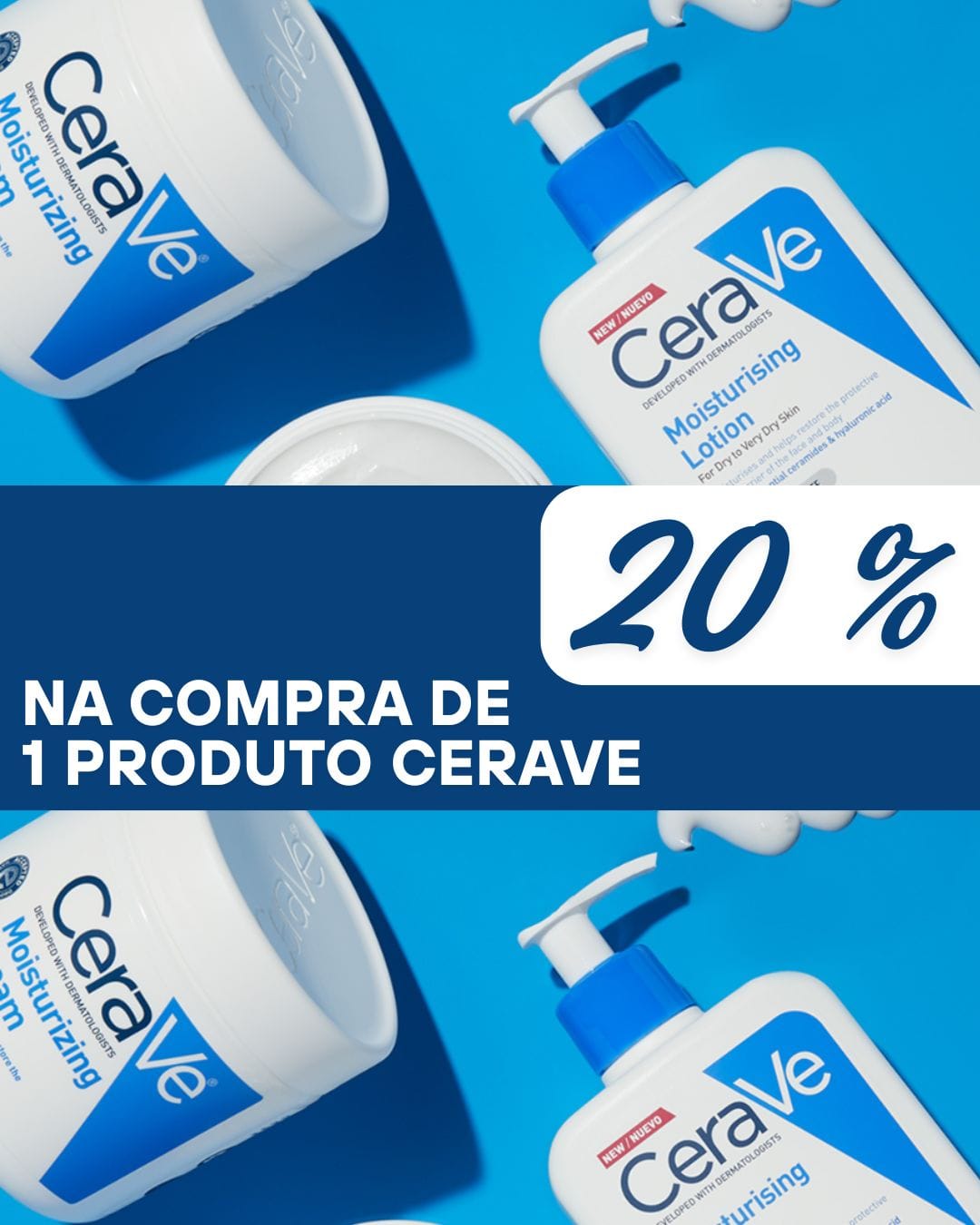 🌿 Campanha CERAVE – 20% de Desconto 🌿
