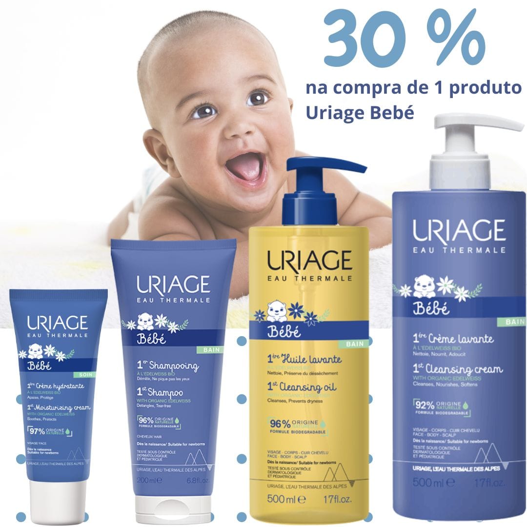 Campanha Uriage Bebé – 30% de desconto 🌟