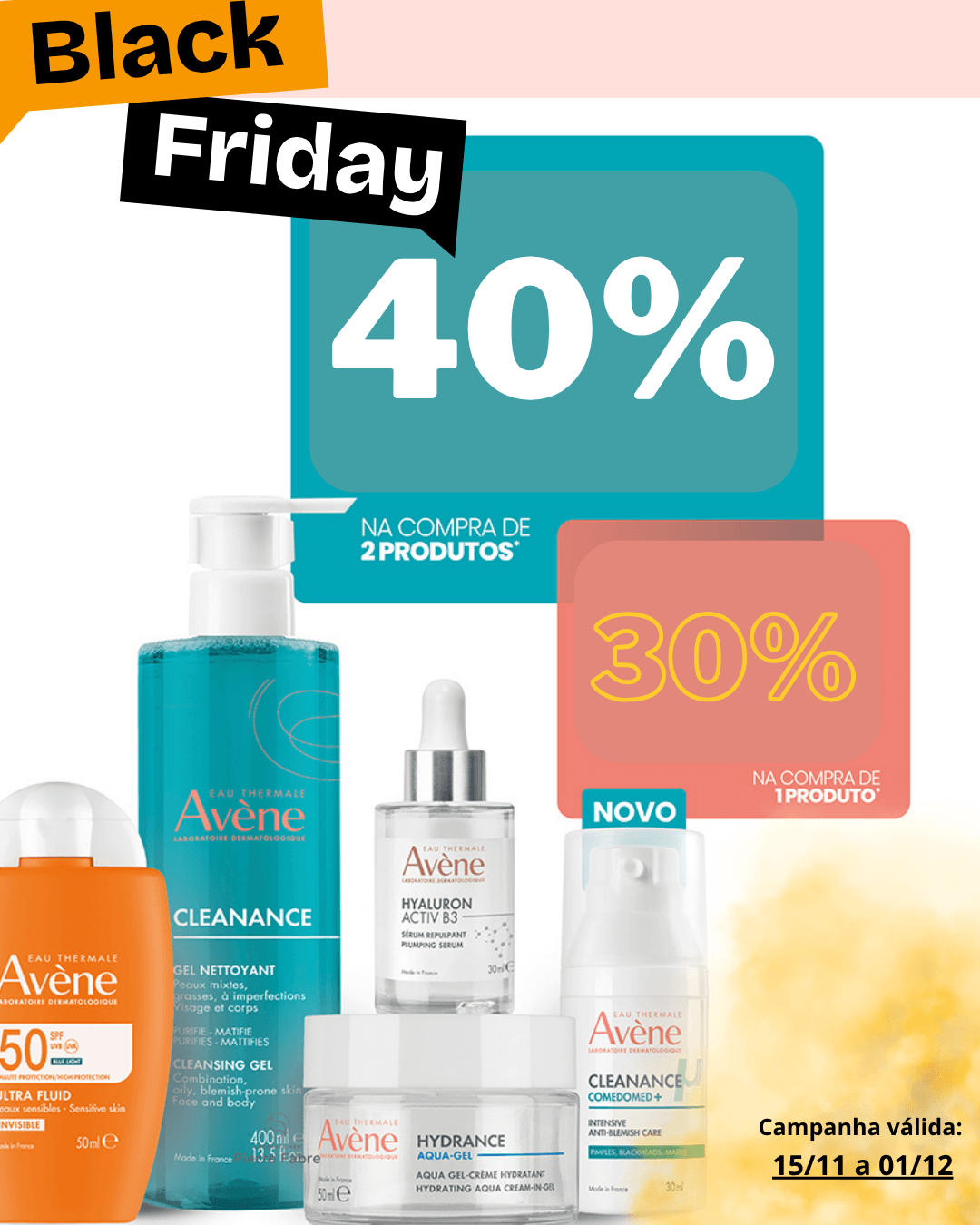 🎉 Black Friday Avene: Descontos Imperdíveis! 🎉