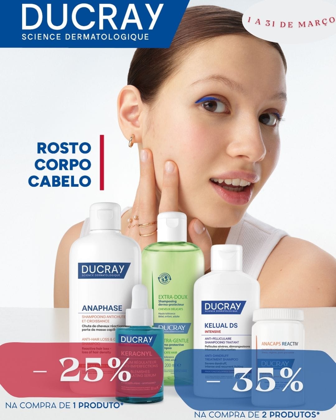 🌿 Campanha Ducray-25% em 1P ou 35% em 2P