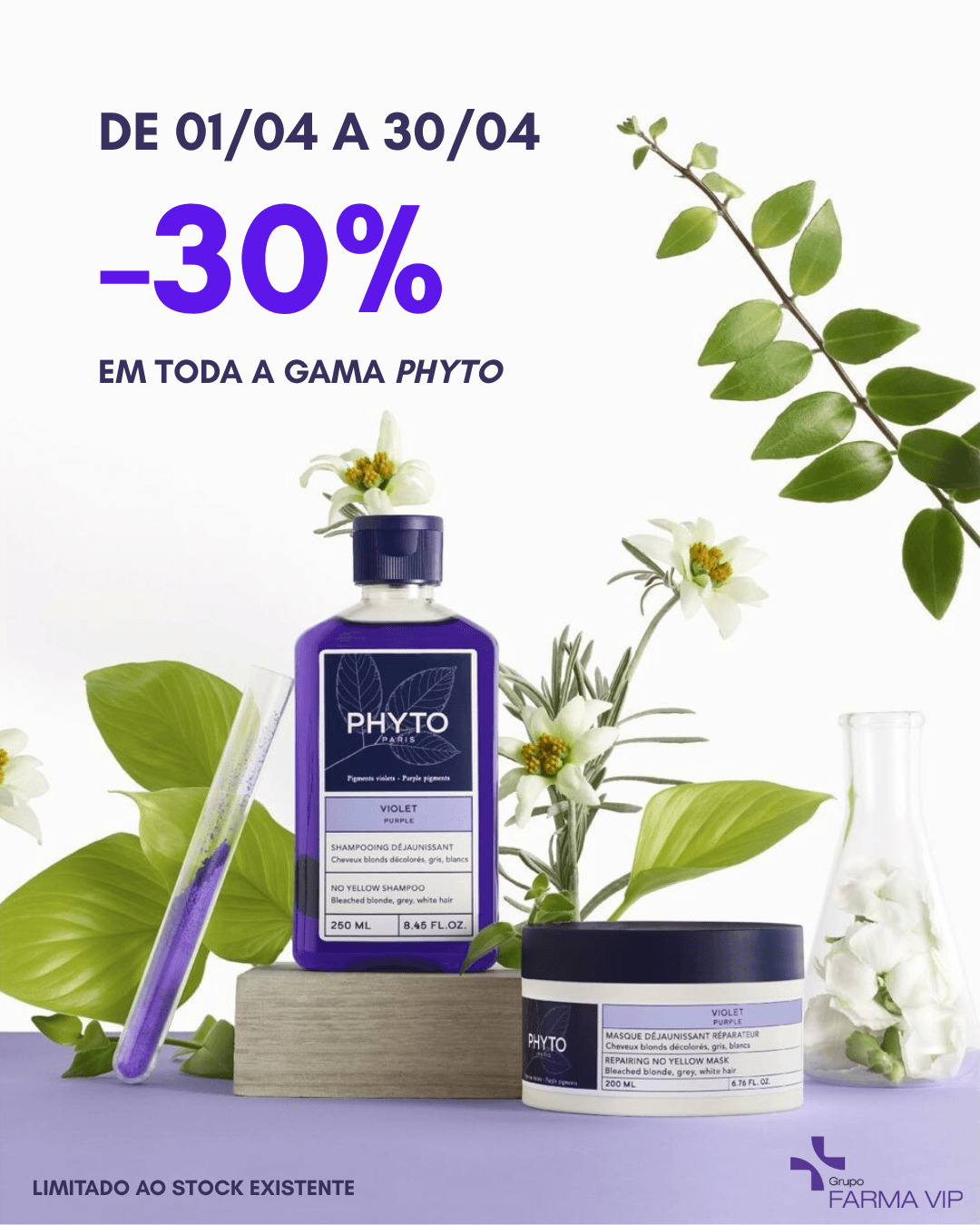 🌿 Campanha PHYTO – 30% de Desconto 🌿