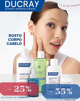 🌿 Campanha Ducray-25% em 1P ou 35% em 2P